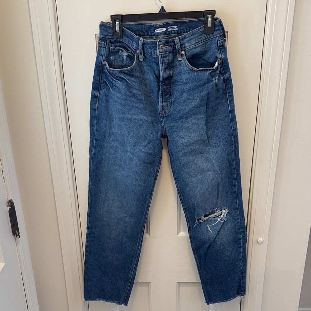 Old Navy Men's Relaxed Fit Blue Jeans
